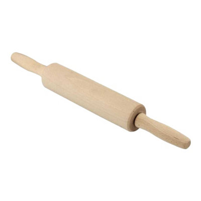 B&Q -  Beech Wood Rolling Pin Beige (43.5Cm)