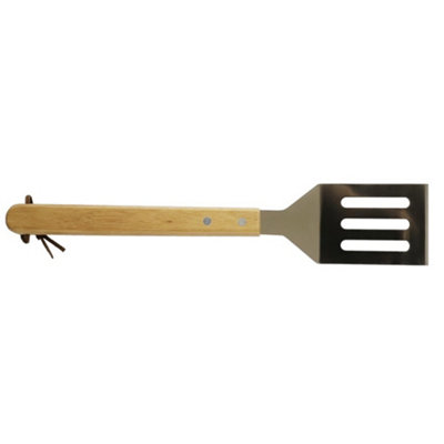 Pagoda Wooden Spatula Brown/black (39Cm X 7.2Cm) from B&Q