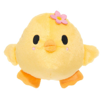 Bark Lil Hennifer Plush Dog Toy Yellow (One Size) from B&Q
