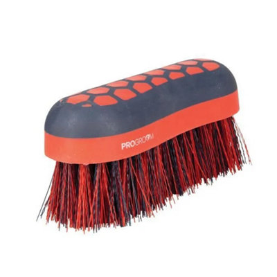 Hy Progroom Hex Horse Dandy Brush Navy/red (17.5Cm X 6.5Cm) from B&Q