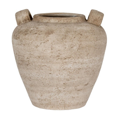 Hill Interiors Terra Double Handle Urn Vase Brown (29Cm X 29Cm X 29Cm) from B&Q