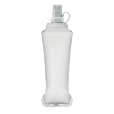 Midocean Biter Foldable 500Ml Water Bottle Transparent White (One Size)