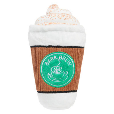 Bark Cup Of Bark Roast Plush Dog Toy Multicoloured (One Size) from B&Q