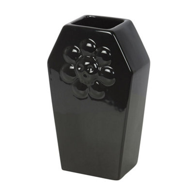 Something Different Dead Hot Days Coffin Flower Vase Black (One Size) from B&Q