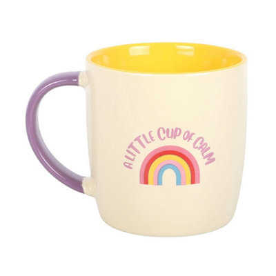 Something Different A Little Cup Of Calm Mug Multicoloured (One Size) from B&Q