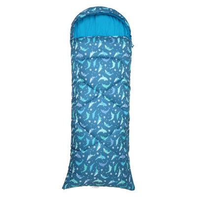 Mountain Warehouse Childrens/kids Apex Sleeping Bag Blue (One Size) from B&Q