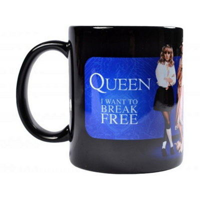 Queen Unisex Multicolor I Want To Break Free Mug - Image 3
