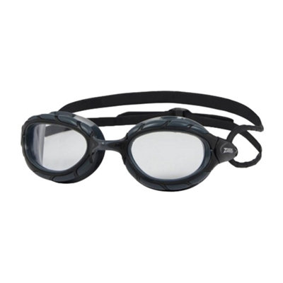 Zoggs Unisex Adult Predator Swimming Goggles Black/clear (One Size) from B&Q