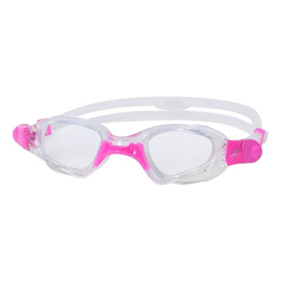 Zoggs Unisex Adult Spectra Clear Logo Goggles Clear/pink (One Size) from B&Q