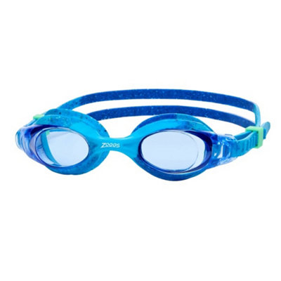  - Zoggs Childrens/kids Little Boni Remix Swimming Goggles Light Blue/blue (One Size)