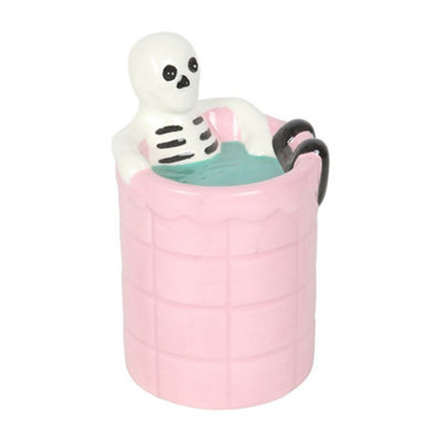  - Something Different Dead Cool Skeleton Oil Burner Pink/blue/white (One Size)