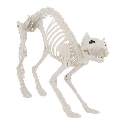 Smiffys Cat Skeleton Prop Natural (24In X 10In X 5In) from B&Q
