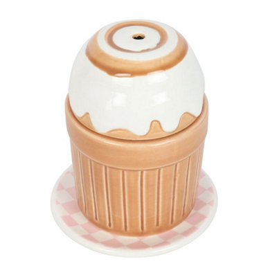  - Something Different The Brunch Club Cinnamon Roll Oil Burner Brown/white (One Size)
