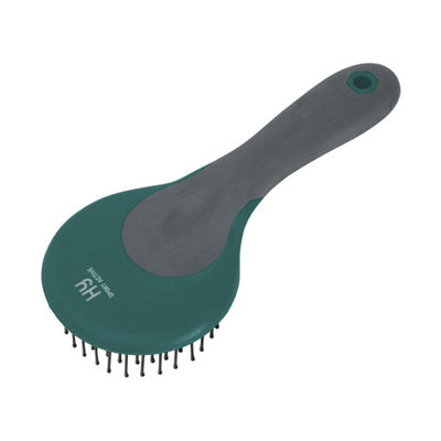 Hyshine Active Groom Mane & Tail Brush Alpine Green (One Size) from B&Q