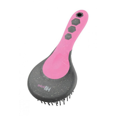 Hyshine Glitter Mane & Tail Brush Black/pink (One Size)