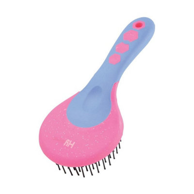 Hyshine Glitter Mane & Tail Brush Blue/pink (One Size)