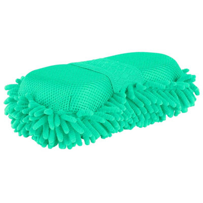 Lincoln Microfibre Grooming Sponge Green (One Size) from B&Q