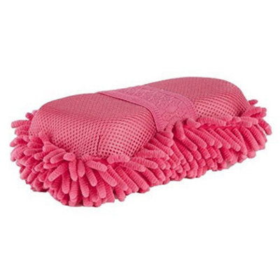 Lincoln Microfibre Grooming Sponge Pink (One Size) from B&Q