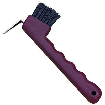 Lincoln Hoof Pick With Brush Purple (One Size) from B&Q