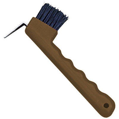 Lincoln Hoof Pick With Brush Brown (One Size) from B&Q