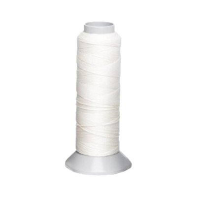 Lincoln Plaiting Thread Reel White (One Size) from B&Q