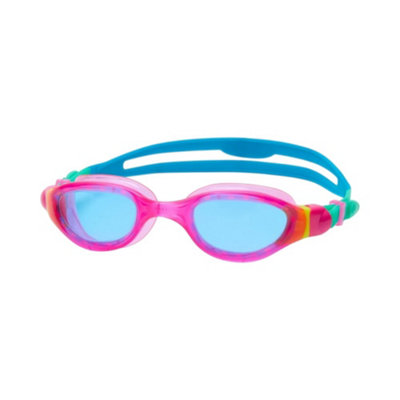  - Zoggs Childrens/kids Phantom Contrast Ail Swimming Goggles Pink/turquoise/blue (One Size)