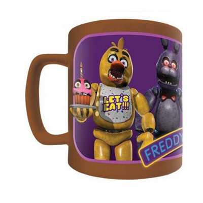 Five Nights At Freddys 440Ml Mug Brown/purple (One Size) from B&Q