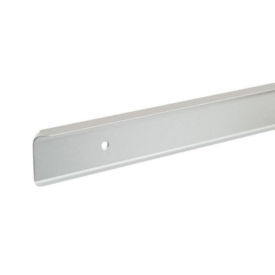 Unika Worktop Trim Corner Joint Silver (40mm X 6mm) from B&Q