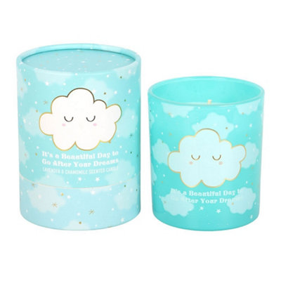 Something Different Lavender & Chamomile Scented Candle Blue (One Size) from B&Q