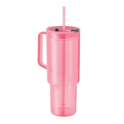 Midocean Mugora Rpet 1200Ml Tumbler Transparent Pink (One Size) from B&Q
