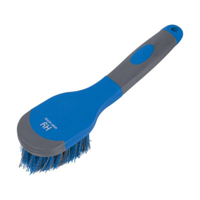 Hyshine Active Groom Bucket Brush Jewel Blue (One Size) from B&Q