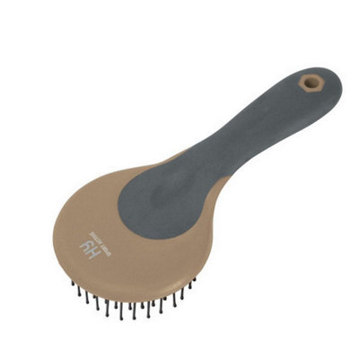 Hyshine Active Groom Mane & Tail Brush Desert Sand (One Size) from B&Q