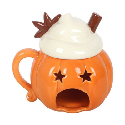 Something Different Pumpkin Oil Burner & Wax Melts Orange (One Size) from B&Q