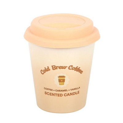 Something Different Unisex Peach Cold Brew Coffee Scented Candle In - Image 4