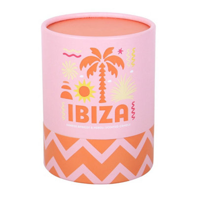 Something Different Ibiza Apricot & Neroli Scented Candle Peach (One Size) from B&Q