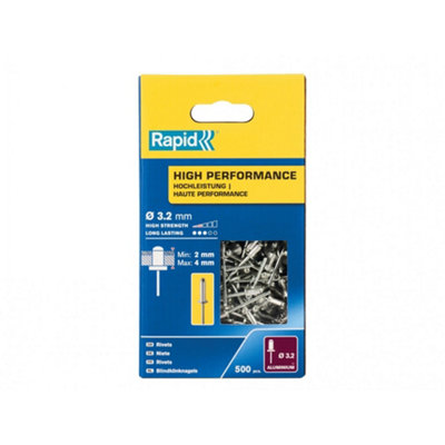 B&Q -  High Performance Rivets Multi Colour (3.2 X 8mm)