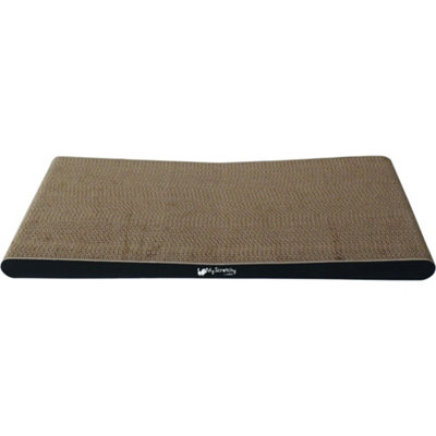 M-Pets My Scratchy Cardboard Cat Scratcher Brown (One Size) from B&Q