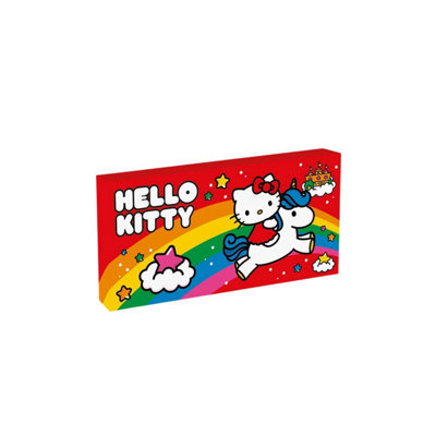 Hello Kitty Unisex Multicolor Rainbow Letterbox Light Up Canvas - Image 3