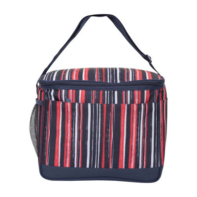 Mountain Warehouse 25L Striped Cooler Bag Dark Blue (One Size) from B&Q