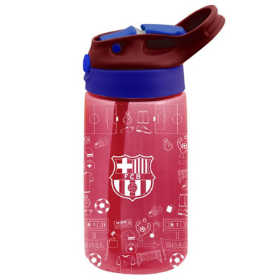 Fc Barcelona Unisex Red 480Ml Water Bottle In - Image 3