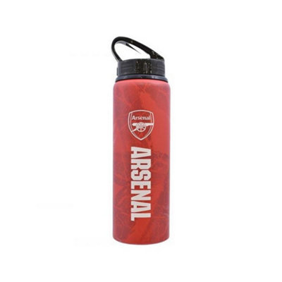  - Nal Fc Gunners Print Aluminium 750Ml Water Bottle Red/white (One Size)