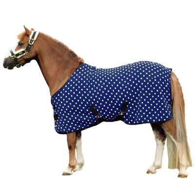 Supreme Products Dotty Fleece Horse Rug Noble Navy (3 3") from B&Q