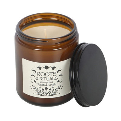 Something Different Roots & Rituals Evergreen Scented Candle Amber (One Size) from B&Q