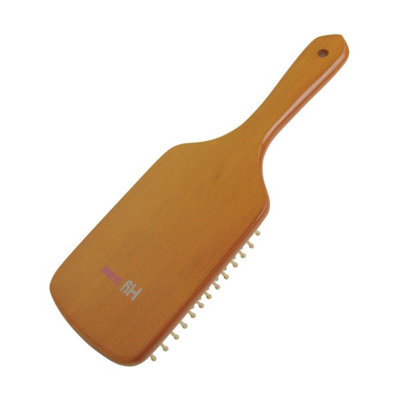 Hyshine Luxury Wooden Mane & Tail Brush Tan (One Size)