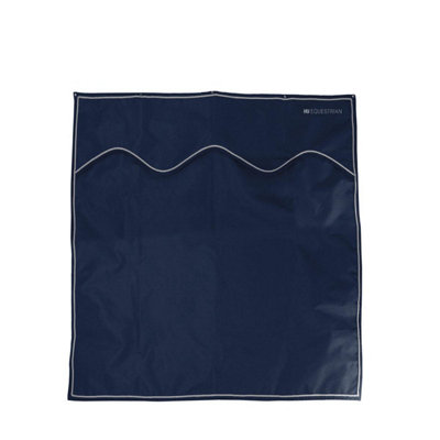 Hy Event Pro Series Horse Stable Drape Navy/burgundy (186Cm X 137Cm) from B&Q