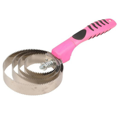 Hyshine Vivid Spring Horse Curry Comb Pink (One Size) from B&Q