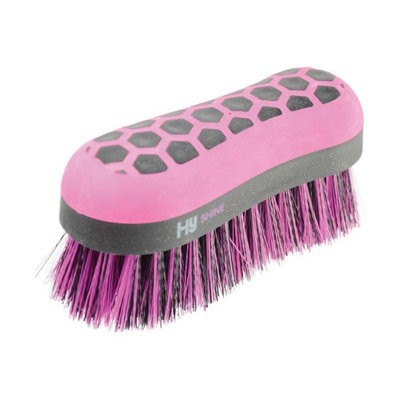 Hyshine Glitter Dandy Brush Black/pink (One Size) from B&Q