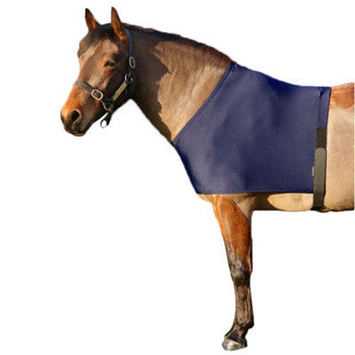Hy Flex Standard-Neck Lycra Horse Vest Navy (Full) from B&Q