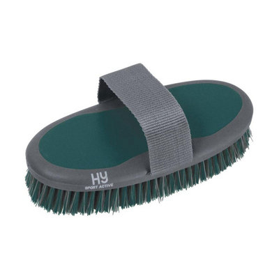 Hyshine Active Groom Body Brush Alpine Green (One Size) from B&Q
