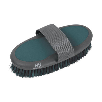 Hyshine Active Groom Sponge Brush Alpine Green (One Size) from B&Q